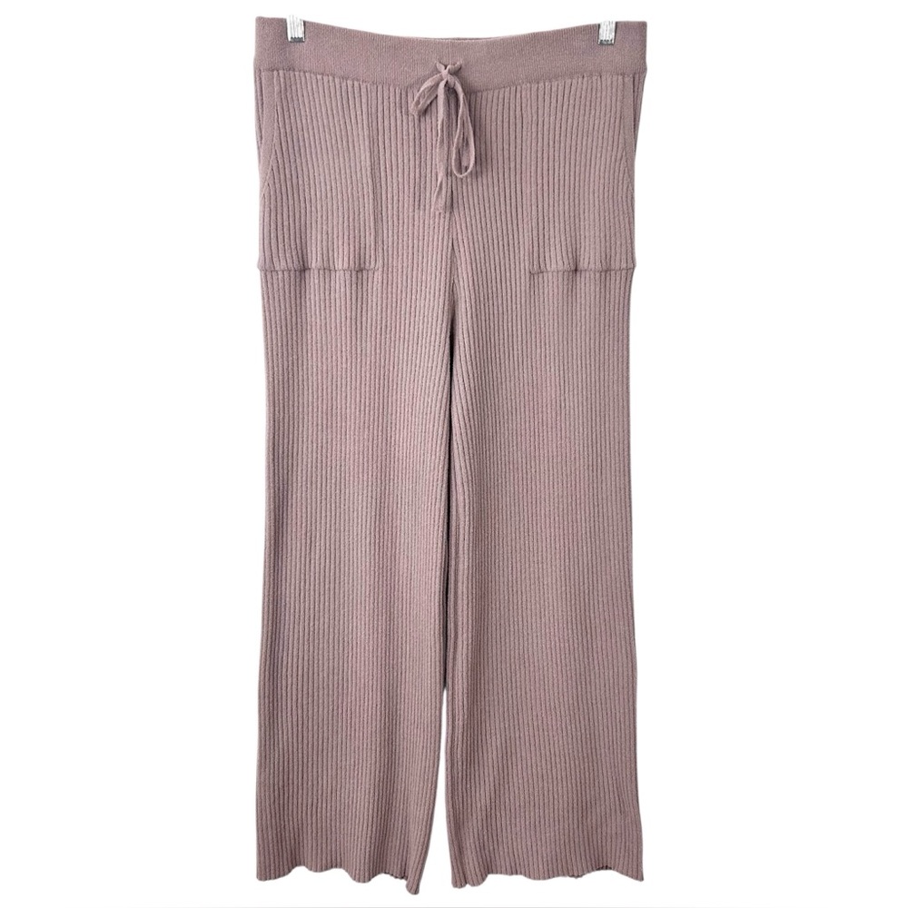 Jason Wu Ribbed Leg Pants Dusty Rose Women's Medium